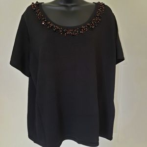 Jones New York Black blouse 2x